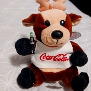 Coke cola plush bear